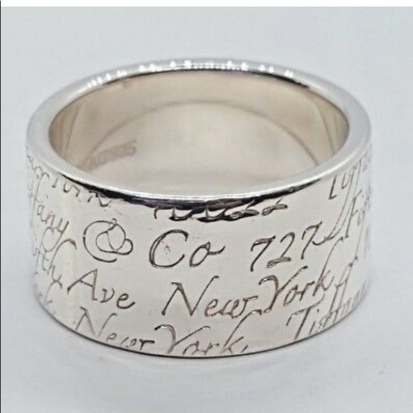 Tiffany & Co Scripted Ring - Picture 6 of 7